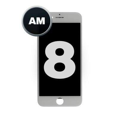 LCD and Digitizer Assembly for iPhone 8 / iPhone SE (2020) (Steel Plate Pre-Installed) (Aftermarket) White