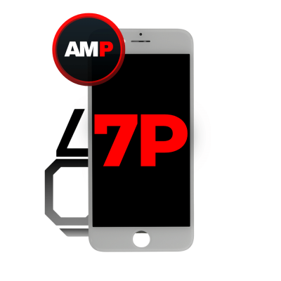 LCD and Digitizer Assembly for iPhone 7 Plus (iQ7) White (Breakage Coverage)