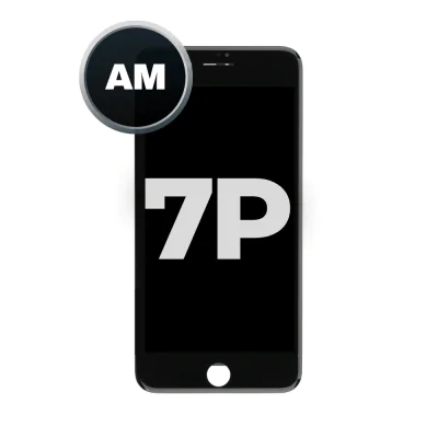 LCD and Digitizer Assembly for iPhone 7 Plus (Steel Plate Pre-Installed) (Aftermarket) Black