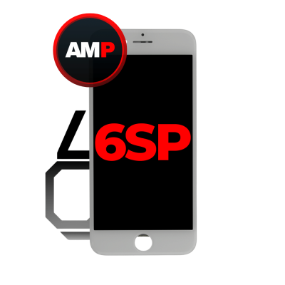 LCD and Digitizer Assembly for iPhone 6S Plus (iQ7) White (Breakage Coverage)