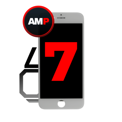 LCD and Digitizer Assembly for iPhone 7 (iQ7 / Incell) White (Breakage Coverage)