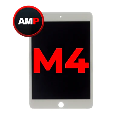 LCD and Digitizer Assembly for iPad Mini 4 (Sleep/Wake Sensor Pre-Installed) (Aftermarket) White