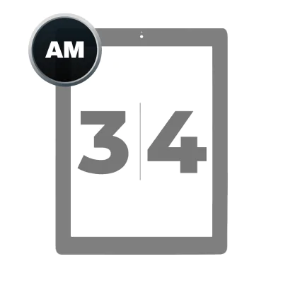 Digitizer for iPad 3 / iPad 4 (Aftermarket) White