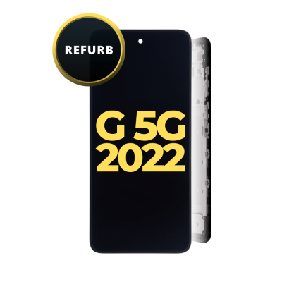 LCD and Digitizer Assembly for Moto G 5G (2022) (XT2213) (with Frame) (Refurbished)