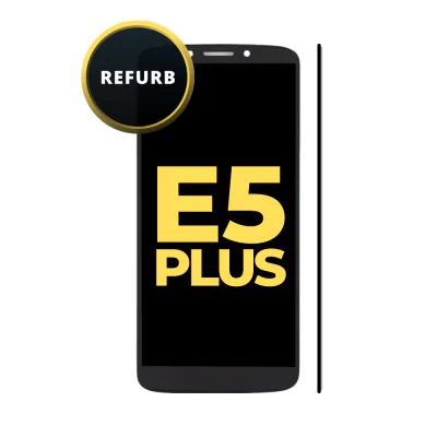 LCD and Digitizer Assembly for Moto E5 Plus (XT1924) Black (without Frame) (Refurbished)