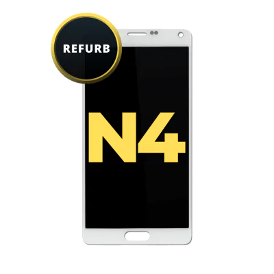 OLED and Digitizer Assembly for Samsung Galaxy Note 4 White (Without Frame) (Refurbished)