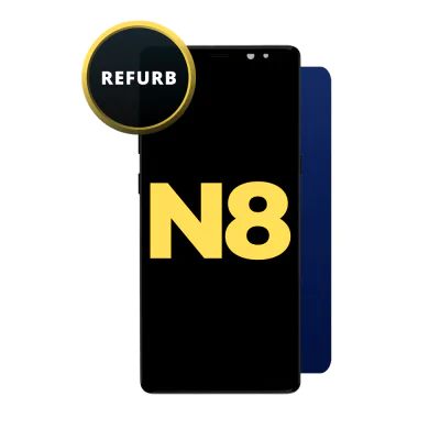 OLED and Digitizer Assembly for Samsung Galaxy Note 8 Deep Sea Blue (With Frame) (Refurbished)