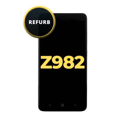 LCD and Digitizer Assembly for ZTE Blade Z Max (Z982) Black (with Frame) (Refurbished)