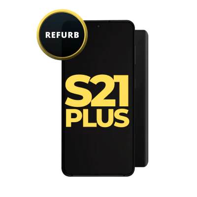 OLED and Digitizer Assembly for Samsung Galaxy S21 Plus 5G Phantom Black (With Frame) (Refurbished)