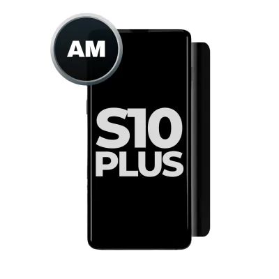 LCD and Digitizer Assembly for Samsung Galaxy S10 Plus Black (With Frame) (Aftermarket)