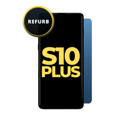 OLED and Digitizer Assembly for Samsung Galaxy S10 Plus Prism Blue (With Frame) (Refurbished)