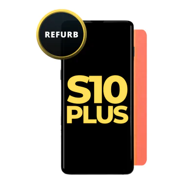 OLED and Digitizer Assembly for Samsung Galaxy S10 Plus Flamingo Pink (With Frame) (Refurbished)