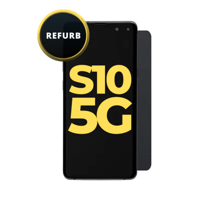 OLED and Digitizer Assembly for Samsung Galaxy S10 5G Black (With Frame) (Refurbished)