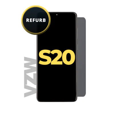 OLED and Digitizer Assembly for Samsung Galaxy S20 5G Cosmic Grey (With Frame) (UW Frame Only) (Refurbished)