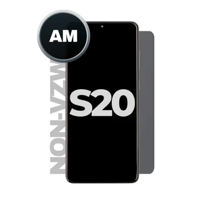LCD and Digitizer Assembly for Samsung Galaxy S20 5G Cosmic Grey (With Frame) (Non-UW Frame) (Aftermarket)