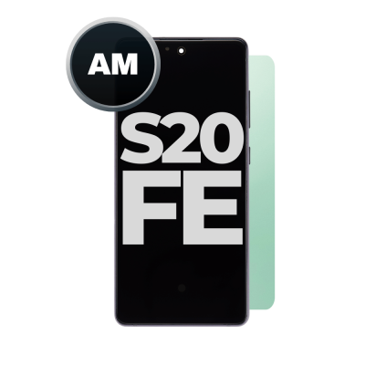 LCD and Digitizer Assembly for Samsung Galaxy S20 FE 5G Cloud Mint (With Frame) (Aftermarket)