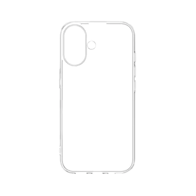 Silicone Phone Case for iPhone 16 Clear