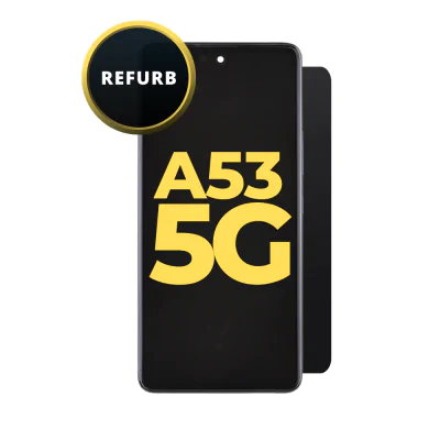 OLED and Digitizer Assembly for Samsung Galaxy A53 5G (A536) (with Frame) (Refurbished) Black