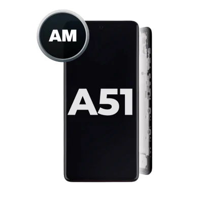 LCD and Digitizer Assembly for Samsung Galaxy A51 (A515) (with Frame) (Aftermarket)