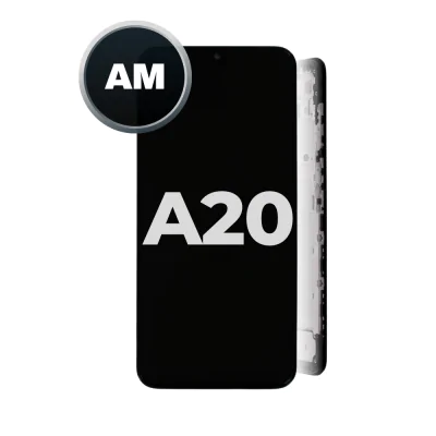 LCD and Digitizer Assembly for Samsung Galaxy A20 (A205) (with Frame) (U-Type Frame) (Aftermarket)