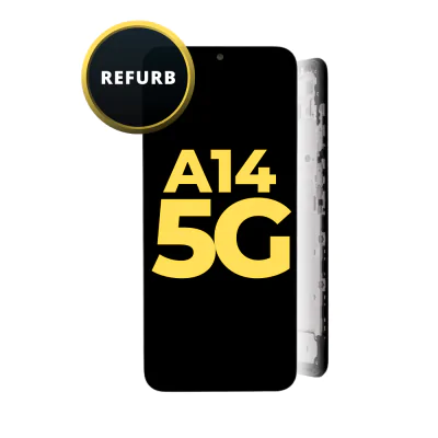 LCD and Digitizer Assembly for Samsung Galaxy A14 5G (A146U) (with Frame) (Refurbished)