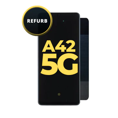 OLED and Digitizer Assembly for Samsung Galaxy A42 5G (A426) Black (with Frame) (Refurbished)