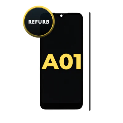 LCD and Digitizer Assembly for Samsung Galaxy A01 (A015) (without Frame) (Refurbished) (Compatible with Type-C Frame)
