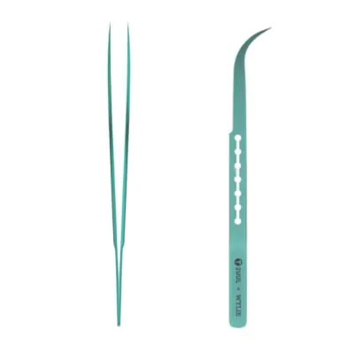 2UUL Titanium Curved Tweezer
