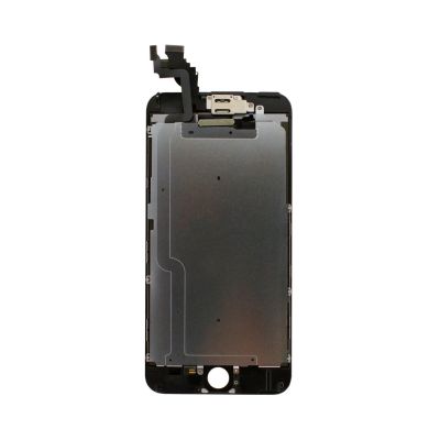 Full Assembly (incl. Front Camera, Prox. Sensor, Ear Speaker) for iPhone 6 Plus (Aftermarket) Black