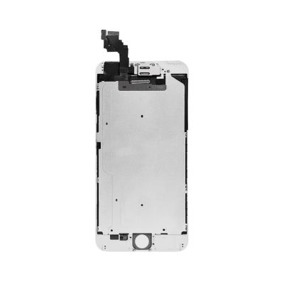 Full Assembly (incl. Front Camera, Prox. Sensor, Ear Speaker) for iPhone 6 Plus (Aftermarket) White