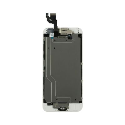 Full Assembly (incl. Front Camera, Prox. Sensor, Ear Speaker) for iPhone 6 (Aftermarket) White