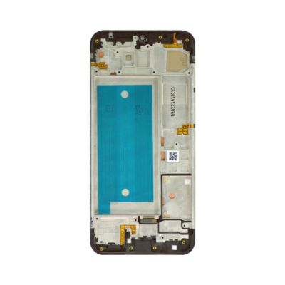 LCD and Digitizer Assembly for LG K41 Black (with Frame) (Refurbished)