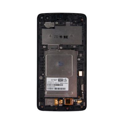 LCD and Digitizer Assembly for LG Q7 (X210) Black (with Frame)