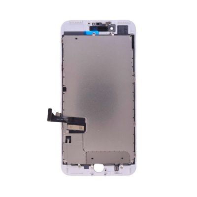 LCD and Digitizer Assembly for iPhone 7 Plus (Steel Plate Pre-Installed) (Aftermarket) White