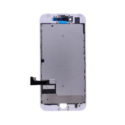 LCD and Digitizer Assembly for iPhone 7 (Steel Plate Pre-Installed) (Aftermarket) White