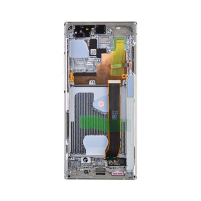 OLED and Digitizer Assembly for Samsung Galaxy Note 20 Ultra Mystic White (With Frame) (Except Verizon) (Refurbished)