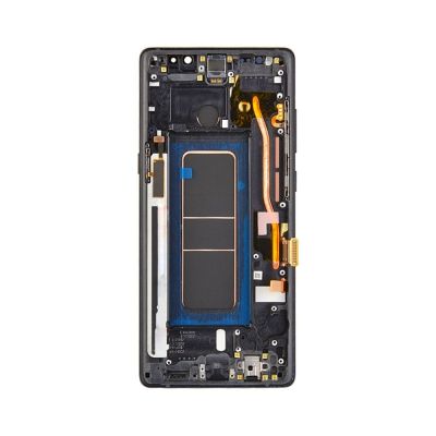 OLED and Digitizer Assembly for Samsung Galaxy Note 8 Midnight Black (With Frame) (Refurbished)
