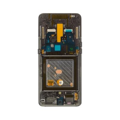 OLED and Digitizer Assembly for Samsung Galaxy A80 (A805) Phantom Black (with Frame) (Refurbished)