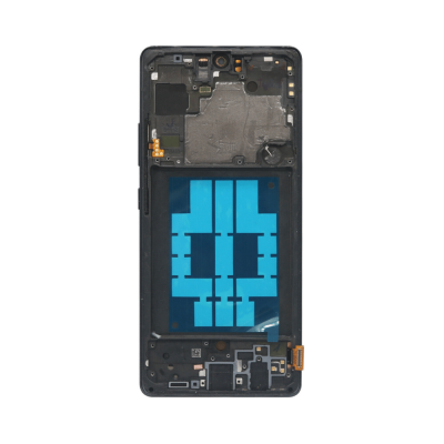 OLED and Digitizer for Samsung Galaxy A71 5G (A716U) Prism Cube Black (with Frame) (Except Verizon) (Refurbished)