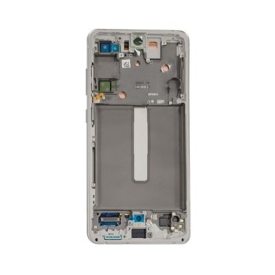 OLED and Digitizer for Samsung Galaxy S21 FE White (With Frame) (Refurbished)