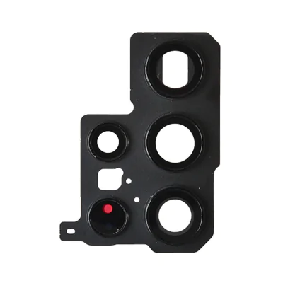 Rear Camera Lens with Bracket (Glass Included) for Samsung Galaxy S22 Ultra 5G Phantom Black