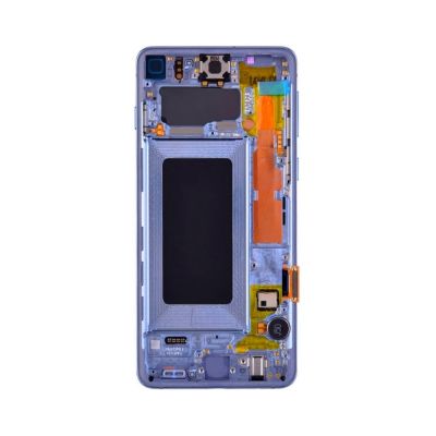 OLED and Digitizer Assembly for Samsung Galaxy S10 Prism Blue (With Frame) (Refurbished)