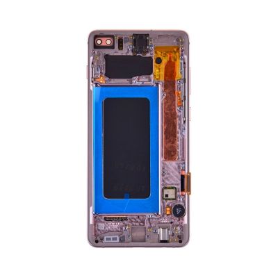 OLED and Digitizer Assembly for Samsung Galaxy S10 Plus Flamingo Pink (With Frame) (Refurbished)