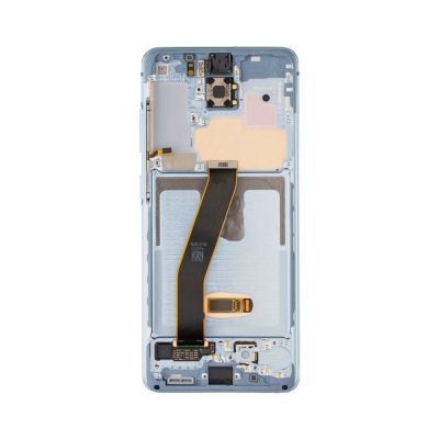 OLED and Digitizer Assembly for Samsung Galaxy S20 / S20 5G Cloud Blue (With Frame) (Except Verizon) (Refurbished)