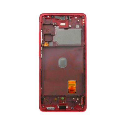 OLED and Digitizer Assembly for Samsung Galaxy S20 FE 5G Cloud Red (With Frame) (Refurbished)
