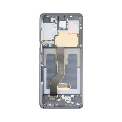 OLED and Digitizer Assembly for Samsung Galaxy S20 Plus / S20 Plus 5G Cosmic Grey (With Frame) (Refurbished)