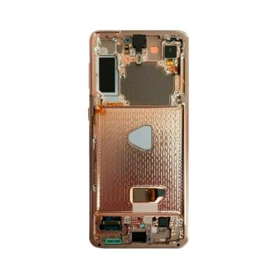 OLED and Digitizer Assembly for Samsung Galaxy S21 Plus 5G Phantom Violet (With Frame) (Antenna Transfer Required for Verizon) (Refurbished)