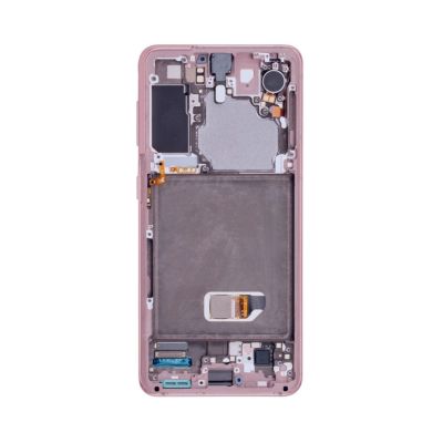 OLED and Digitizer Assembly for Samsung Galaxy S21 5G Phantom Violet (With Frame) (Antenna Transfer Required for Verizon) (Refurbished)