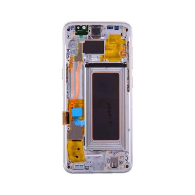 OLED and Digitizer Assembly for Samsung Galaxy S8 Arctic Silver (With Frame) (Refurbished)