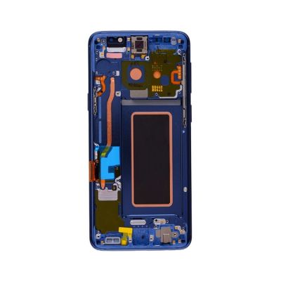 OLED and Digitizer Assembly for Samsung Galaxy S9 Coral Blue (With Frame) (Refurbished)